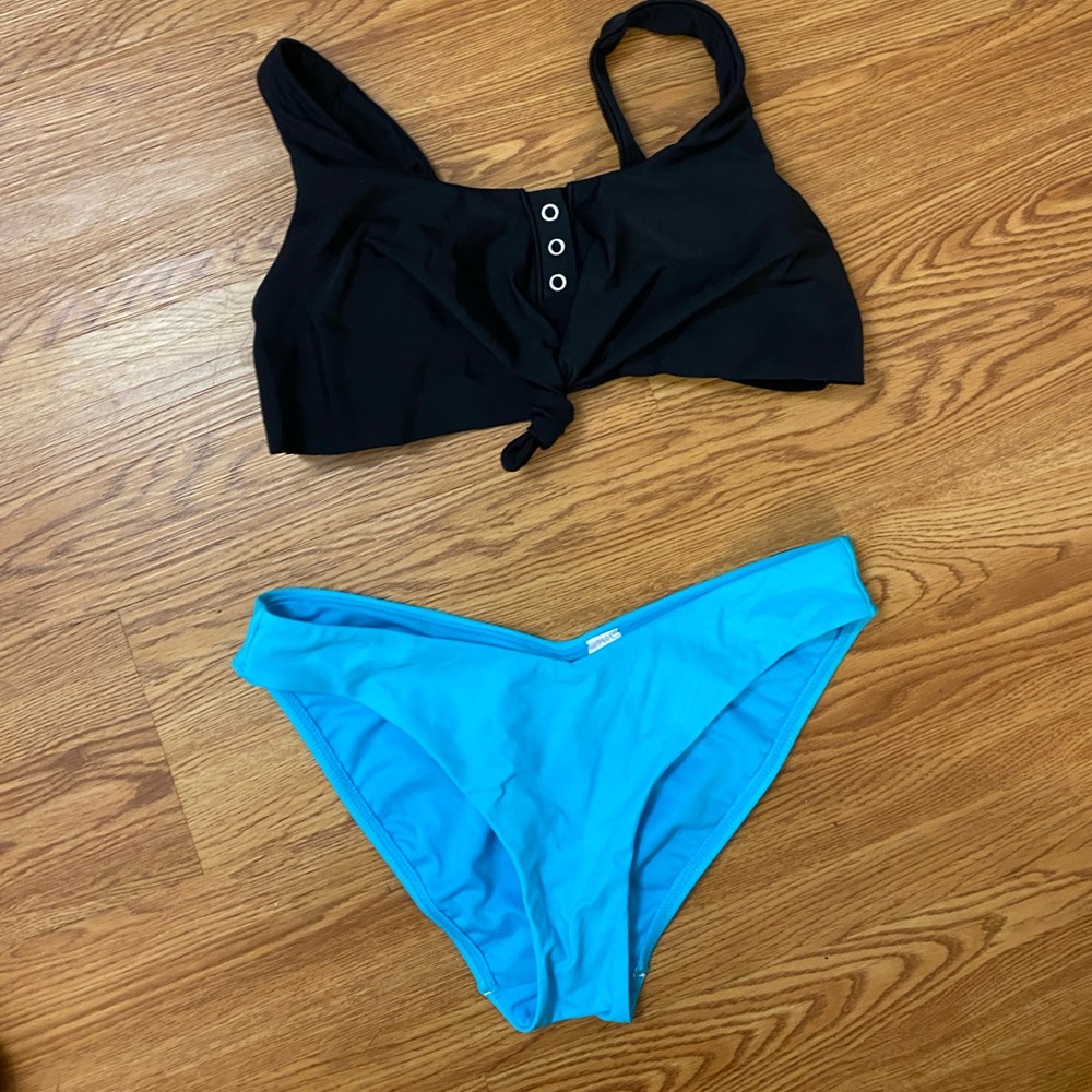 Tie front bikini